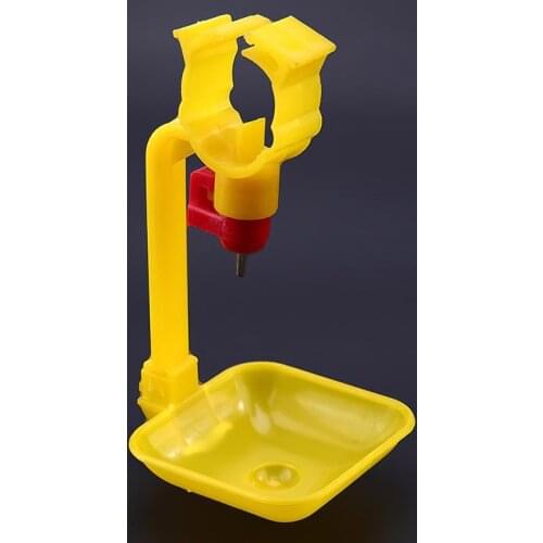 10 Pcs Chicken Drinker Nipple Cups Automatic integrated Hanging Cups With Ball Nipple Poultry Feeding Waterer Tools Effortless