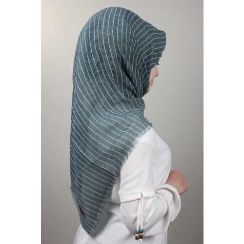 POLOİST PATTERNED LINDA COTTON SCARF-DESEN-01-RENK-17