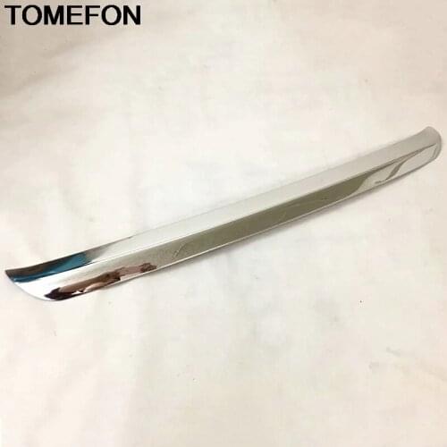 TOMEFON For Mazda CX-5 CX5 2017 2018 2019 Front Lower Lip Frame Cover Trim Moulding Exterior Accessories Stainless Steel