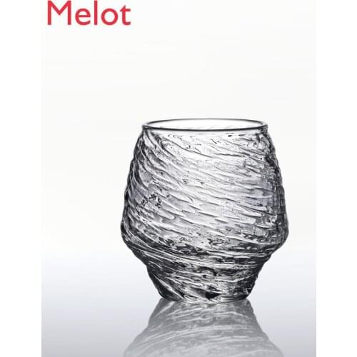 Hand Hammered Tone Glass Mug Cup Simple Cold Drink Coffee Cup Beer Steins Heat Resistant Household Water Cup Tea Cup