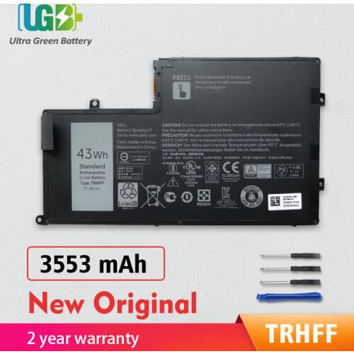 UGB New Original TRHFF,1V2F6 Battery For Dell Inspiron 14 15-5547 5447 5445 5448 5548, Inspiron 15" Latitude 3450 3550