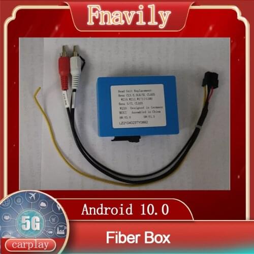 Xdcradio fiber box aux optical fiber decoder For Mercedes benz W211 CLS S SL SLK CL