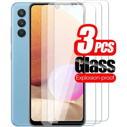 3pcs Protective Glass For Samsung Galaxy A32 4G Screen Protector Sumsung A 32 LTE SM-A325F 6.4" Tempered Glas Cover Phone Film