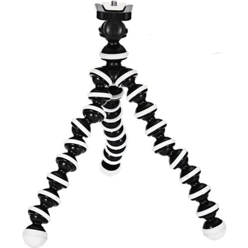 1pc Extra Large Flexible Phone Tripod Mini Octopus Tripod 1/4'' Screw Cold Shoe For Smartphones DSLR Cameras Universal