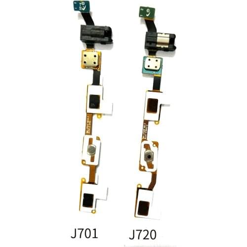 10PCS For Samsung Galaxy J700 J700F J701 J701F J710F J720 J720F J727 J727V Home Button Sensor Headphone Jack Audio Flex Cable