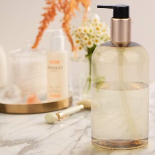 2pcs 300ml 500ml Empty Pump Lotion Bottles Dispenser Refillable Containers for Shampoo and Conditioner