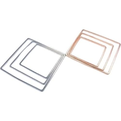 20pcs Gold Connectors DIY Earrings Making Pendants Charms Women Men Fashion Jewelry Findings Hair Accessories Wholesale