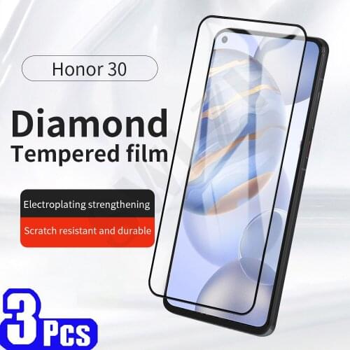 3/5Pcs phone screen protector for Honor view 40 30 20 pro note 10 v40 lite 5G 30i 30S 20i 20S 10i tempered glass protective film
