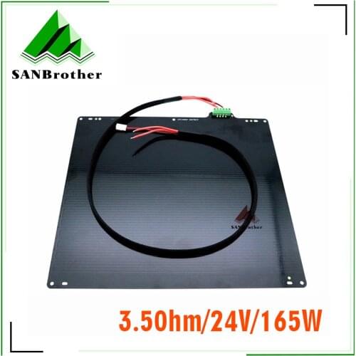 3D Printer UM2 Ultimaker 2 Extended + UM2+ Print Table Heated Bed Parts 24V 3.5Ohm Aluminum Alloy UM2 Heated Bed Plate