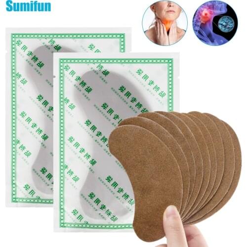6Pcs Sore Throat Patch Relieving Throat Discomfort Patch Chronic Pharyngitis Dry Throat Chinese Hrerb Medicine Medical Plaster