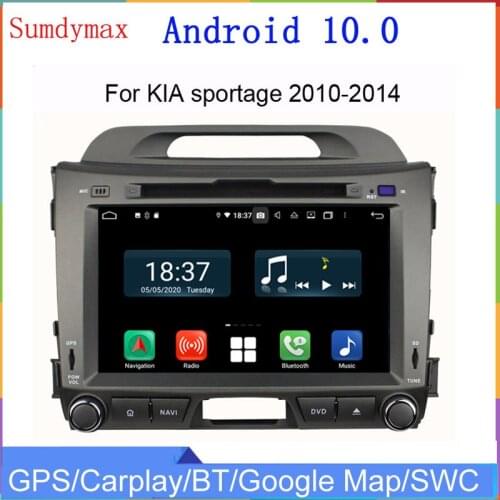 4+128G android10 car radio for KIA Sportage 2011-2014 gps navigation car multimedia player audio stereo Carplay headunit WiFi