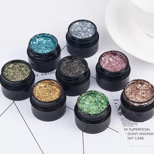 Nail Art Glitter Powder Dust UV Gel Acrylic Powder Sequins Christmas Nails Tips Nail Art DIY Design Christmas Decoration Tool