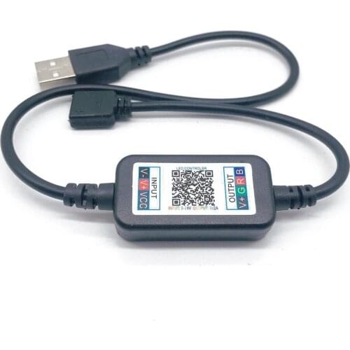 DC 5V-24V Bluetooth LED Light Controller Mini Wireless Dimmer 3 Channel RGB Led Controller For RGB LED Strip Light