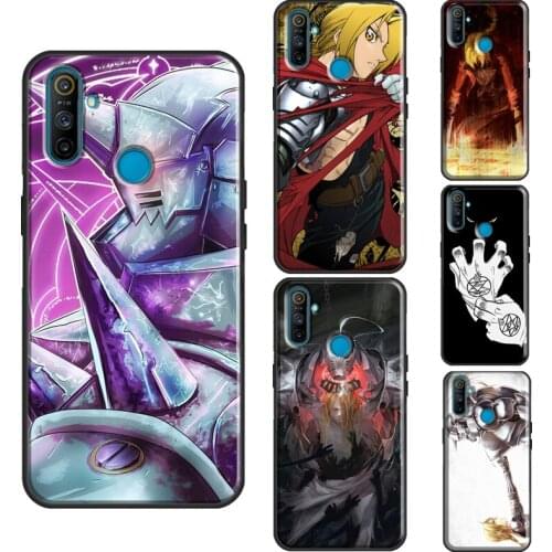 Fullmetal Alchemist Edward Case For Realme 7 Pro 8 Pro 6 Pro Q3 C3 C21 GT Phone Cover For OnePlus 8 Pro 8T Nord 9 Pro