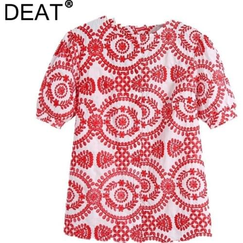 Женские рубашки с вышивкой DEAT China At AliExpress