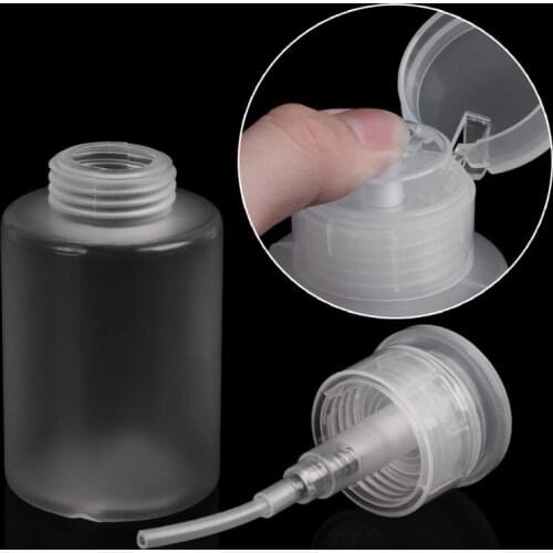 150ml Nail Art Polish Pump Dispenser Empty Bottle Container For Cleaning Remover U2JD
