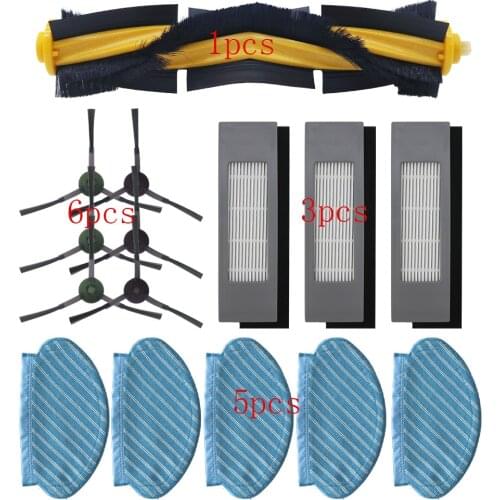 Filter Side Brush Mop Cloth Set for Ecovacs Deebot Ozmo 920 950 Vacuum Cleaner Parts replacement home accessories