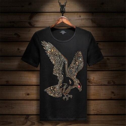 Short Sleeve T-shirt Lycra Cotton Elastic tshirt Mens fashion Summer Half Sleeve Bottom tShirt