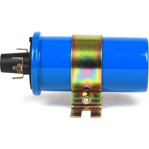SherryBerg Blue color IGNITION COIL 12 VOLT BLUE FITS FOR VOLKSWAGEN TYPE1 BUG TYPE2 BUS TYPE3 GHIA THING rep. for bosch empi