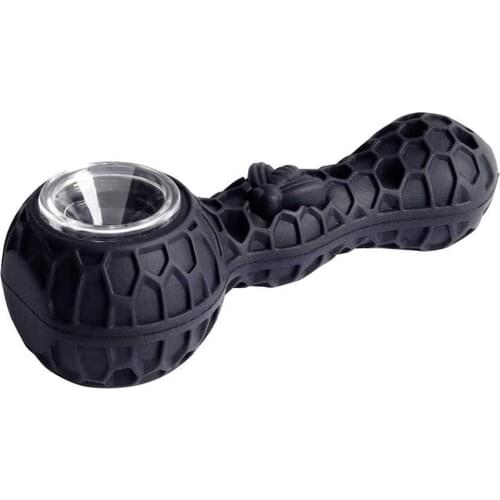 Honey Silicone Straw Pipe Tabacco Pipes Tobacco Pipes Cigarette Accessories For Smoking With Clean Cover And Decorative Bowl