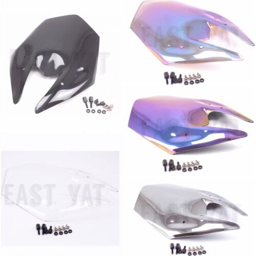 Motorcycle windshield black white suitable for Kawasaki Z800 2013 2014 2015 2016 2017 2018 deflector windshield deflector