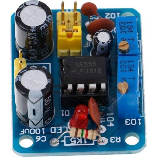 NE555 Pulse Frequency Duty Cycle Adjustable Module Square Wave Signal Generator Tool Part
