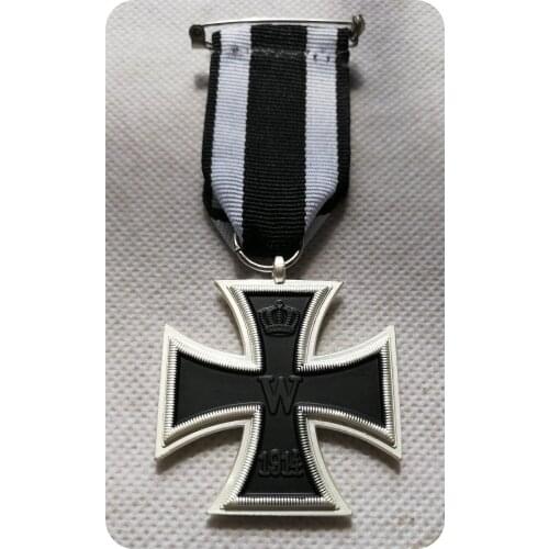 Germany 1914 Iron Cross 2nd Class with Ribbon World War I Military Decoration Deutschland Eisernes Kreuz II. Klasse EK2