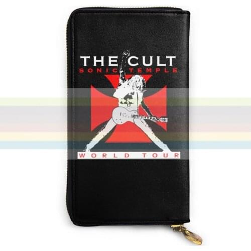 The Cult Sonic Temple 89 Tour New mens and womens smart leather wallet credit card bank card bag. Long mobile wallet