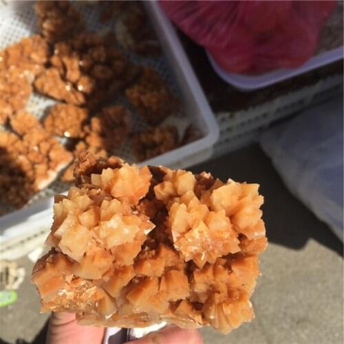 Wholesale Natural Yellow Rough Stone Raw Cave Crystal Mineral