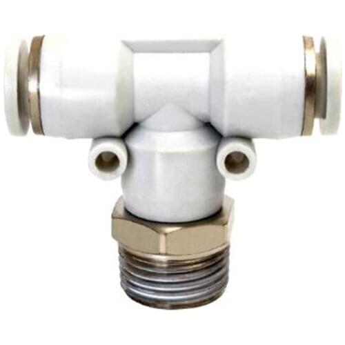 Pneumatic Quick Plug Connector PB4-01/T Type Three-way Positive Thread 6-01/PB8-02/PB10-03 All 12-04