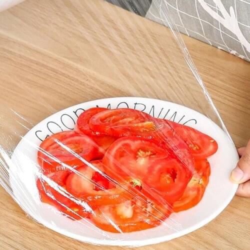 PE Plastic Wrap Roll Big Roll Household Refrigerator Fruit And Vegetable High Temperature Sac Plastique Kitchen Supplies ED50BX