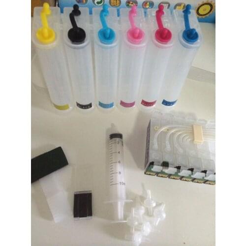 Empty Continuous Ink System CISS for EPSON 1400 1430 1500W P50 PX650 PX660 printer