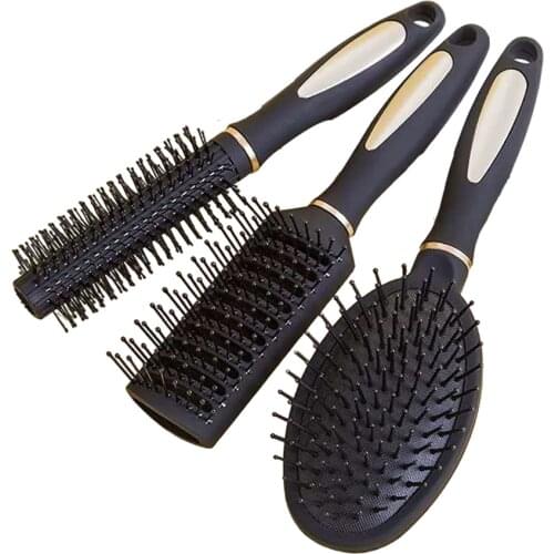 3Pcs Paddle Hair Brush Hair Scalp Massage Combs Hair Brush Kit for Curly Natural Hair
