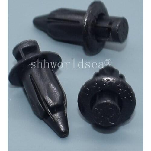 Shhworldsea 100PCS Plastic Retainer Trim Clips For Nissan 90467-07108-C0 Automotive Fastener Push Cips Car Plastic Clip Auto