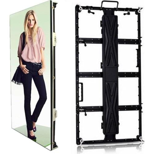 LED Display Board Indoor P4.81 RGB Full Color SMD2121 500x1000mm Die Casting Aluminum Cabinet