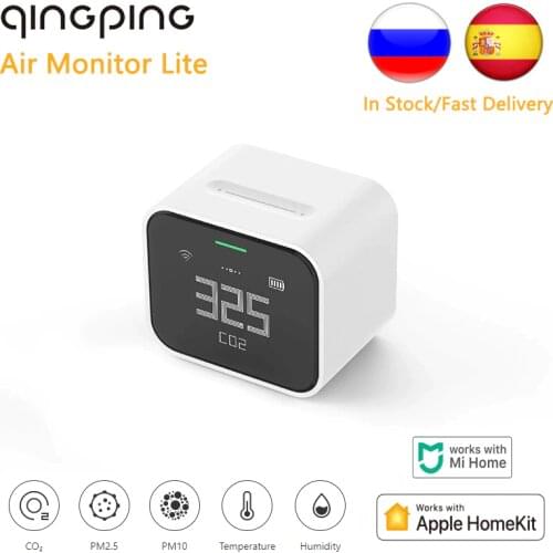 Qingping Temperature Sensor Smart Life Humidity Thermometer Air Monitoring Home Automation Work with Apple Homekit Mijia App