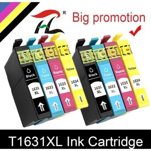 8 Pcs Compatible Epson 16XL T1631 1632 ink cartridge for WF 2650 WF-2630 WF-2660 WF-2750 WF-2760 XP-320 XP-420 XP-424
