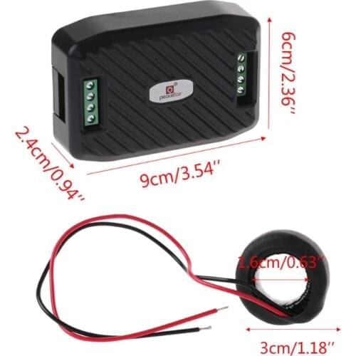 AC 100A RS485 Modbus Communication Module Voltage Current Energy Hz Power factor