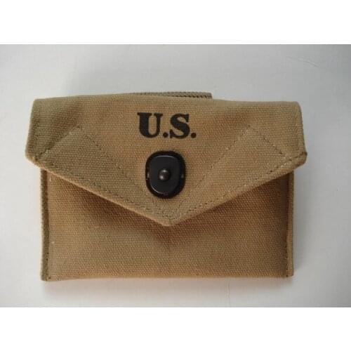 WWII WW2 military canvas first-aid packet Pouch WW2 US First-aid kit Military War Reenactments
