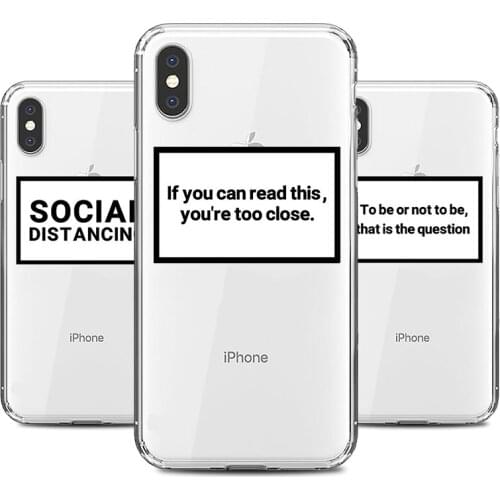 Personality Letter Phone Case for IPhone 12 Mini 11 Pro SE X XS MAX XR 8 7 6s Plus Covers Soft TPU Silicone Back Shell Fundas