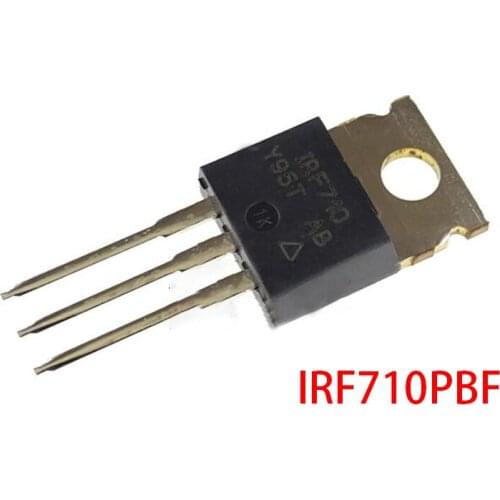10pcs IRF710PBF TO-220 IRF710 TO220 400V 2A 36W