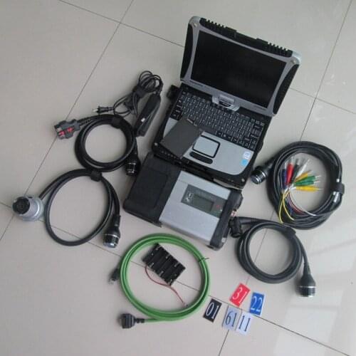 MB Star SD Connect C5 with software SSD 2020.3 mulit-languages with CF19 Laptop cf-19 touchbook mb sd connect c5 diagnosis tool