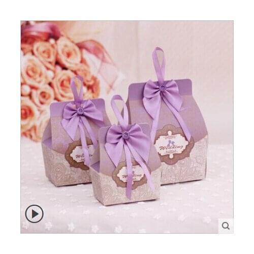 PASAYIONE Wedding Sweet Candy Gift Boxes Wedding Party Favor Boxes Wedding Souvenirs For Guests Casamento Table Centerpiece