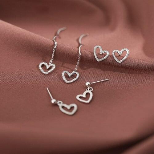 Drop Earrings Hollow Chain Wave Tassel Long For Women Korea Fashion Frosted Temperament Trend Hot Student Party Jewelry BOYULIGE