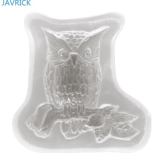Silicone Mold Owl Animal DIY Jewelry Making Handmade UV Epoxy Resin Mirror Standing Decoration Home Crafts