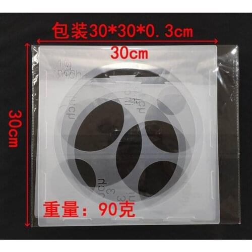 Collapsible Balloon Sizer Box Template Cube Balloon Size Measurement 11 Hole