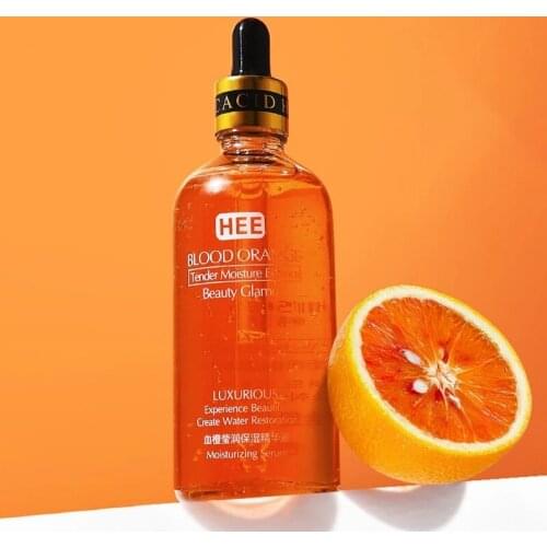 100ml Blood Orange Whitening Face Serum Vitamin c Serum Moisturizing Brighten Anti-oxidation Repair Essence Skincare Liquid