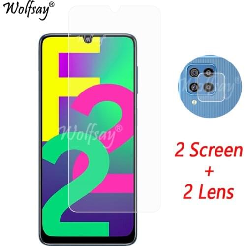 Camera Lens Protector For Samsung Galaxy F22 Screen Protector Tempered Glass For Samsung F22 Camera Glass For Samsung F22 Glass