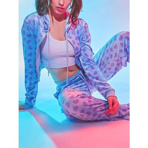 Womens Winter Warm Clothing Large Size Slightly Leisure Sports Running Suit Cool Loose Two Pieces Suit Sport wear