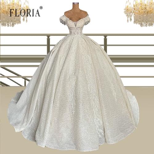 Princess Wedding Collection Set Luxury Ball Gown Bride Dress Plus Size Wedding Dress vestidos de novia Robe De Soirée De Mariage